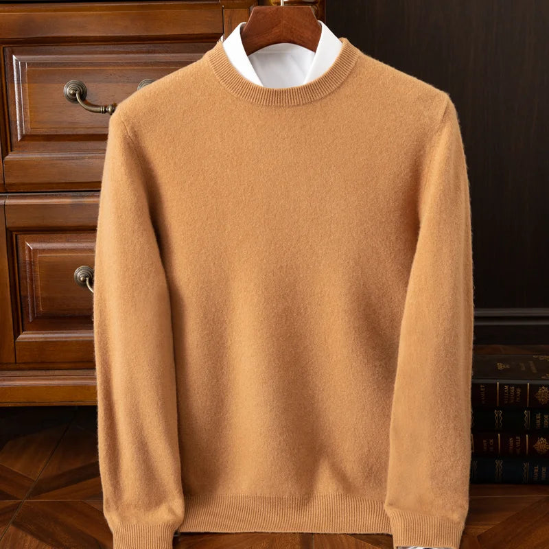 Men’s Oversized O-Neck Sweater