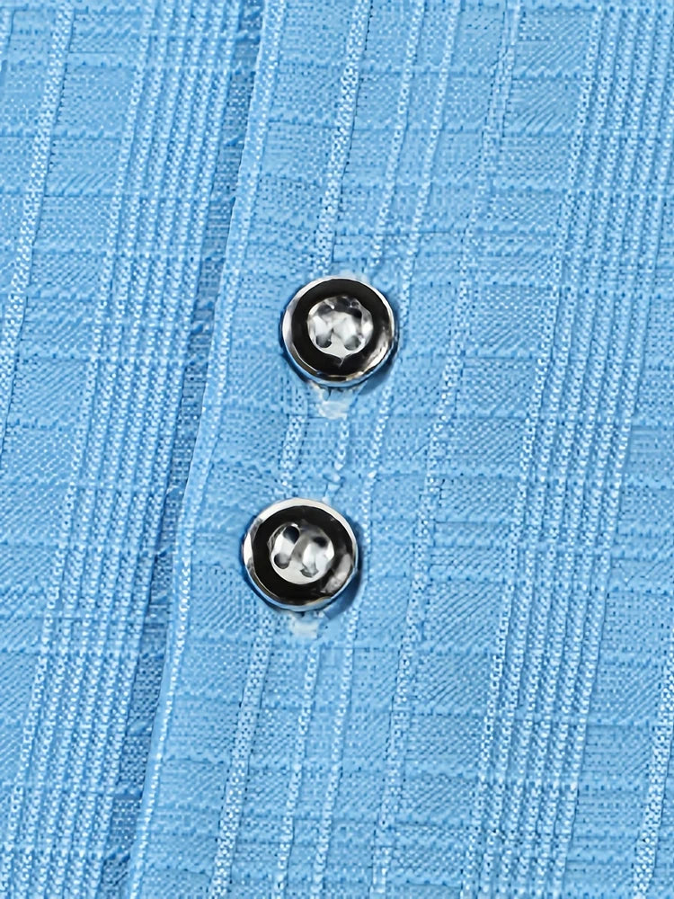 Men’s Textured Woven Polyester Shirt