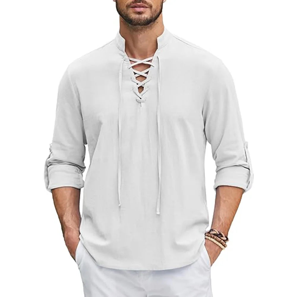 Men’s Renaissance Pirate Medieval Viking Shirt