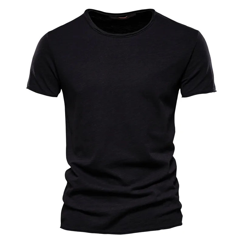 O Neck Short Sleeve 100% Cotton T Shirt
