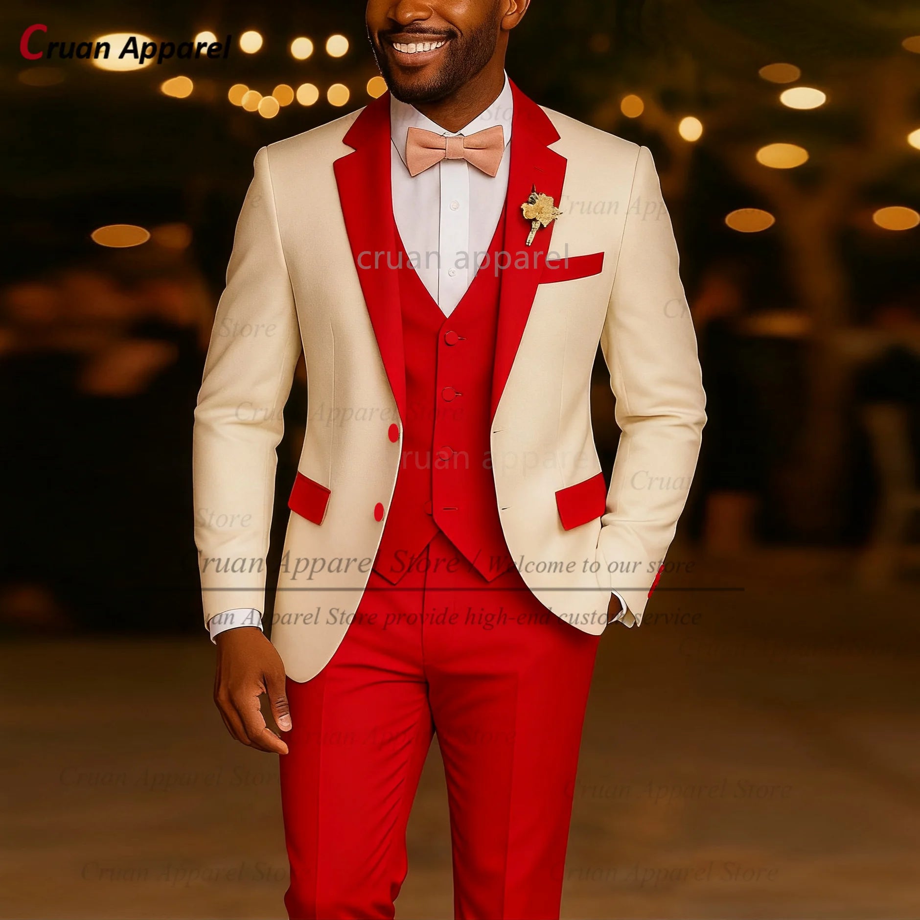 High Quality Men’s 3-Piece Suit Set