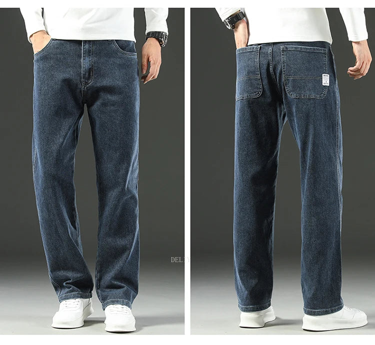 Baggy Loose Straight Fit Casual Trousers
