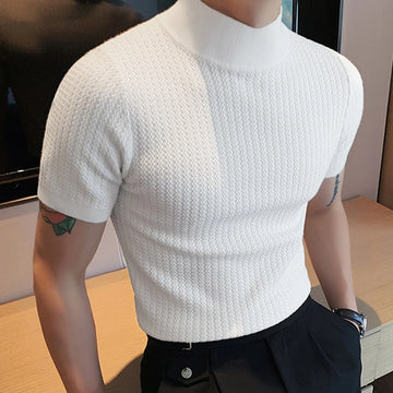 Men’s Summer High-Neck T-Shirt