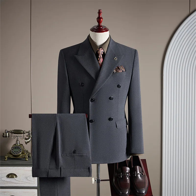 Elegant Men’s Slim Fit Suit Set
