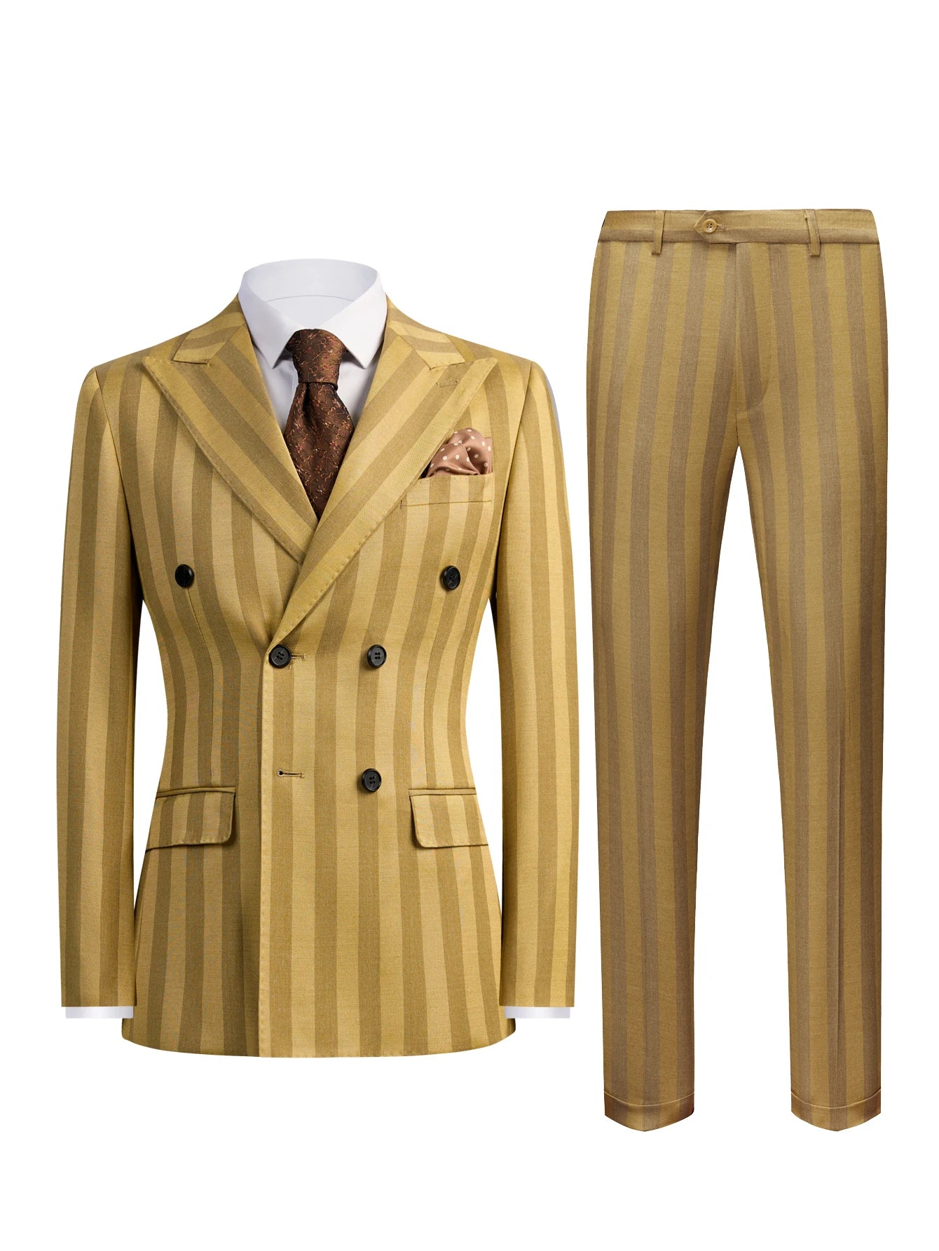 Men’s 2-Piece Double Breasted Suit Set