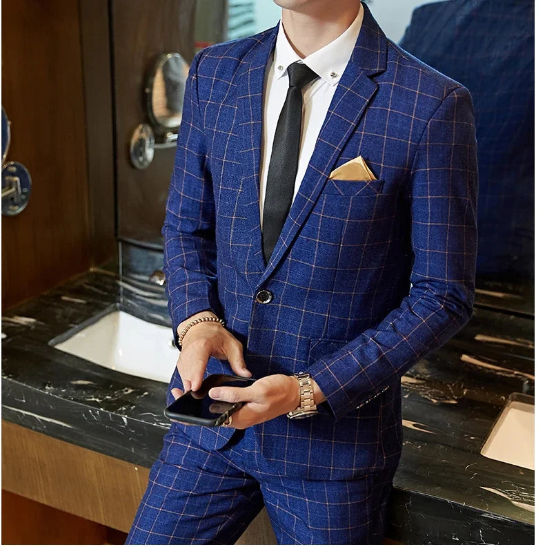 Men Boutique Slim Fit Blazer and Pants Set