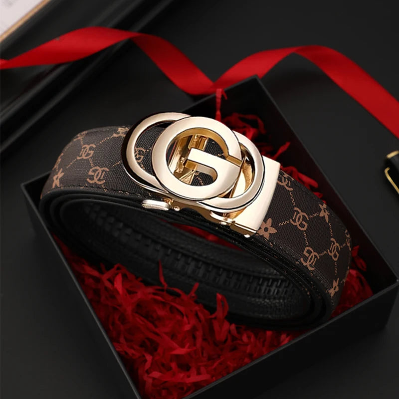 Men’s Genuine Leather Automatic Belt