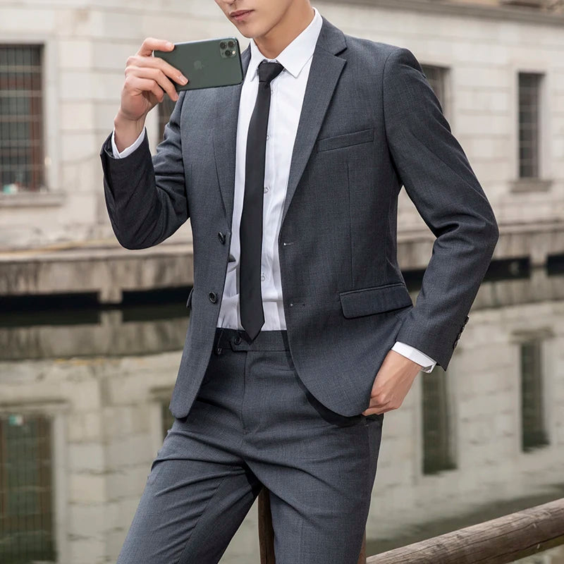 Men High Quality Business Suit