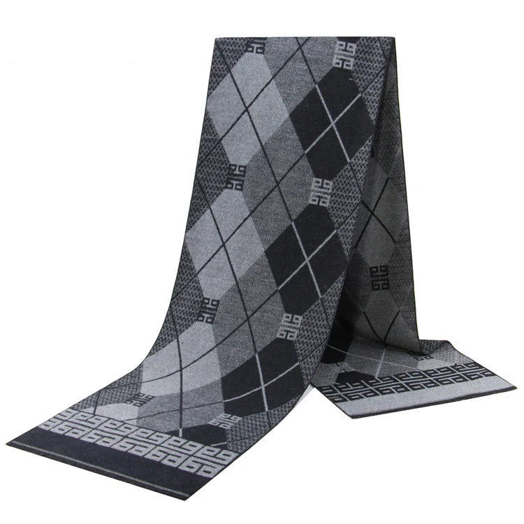 Soft Plaid Shawl Neckerchief