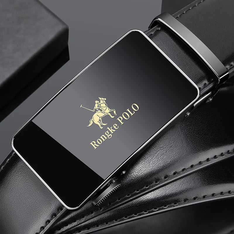 Men’s Automatic Buckle Leather Belt