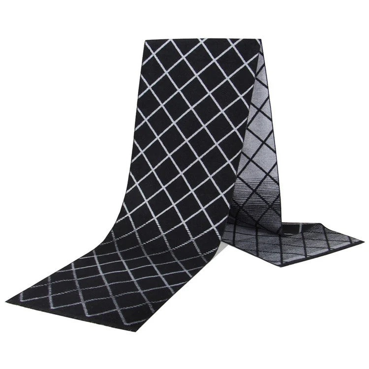 Soft Plaid Shawl Neckerchief