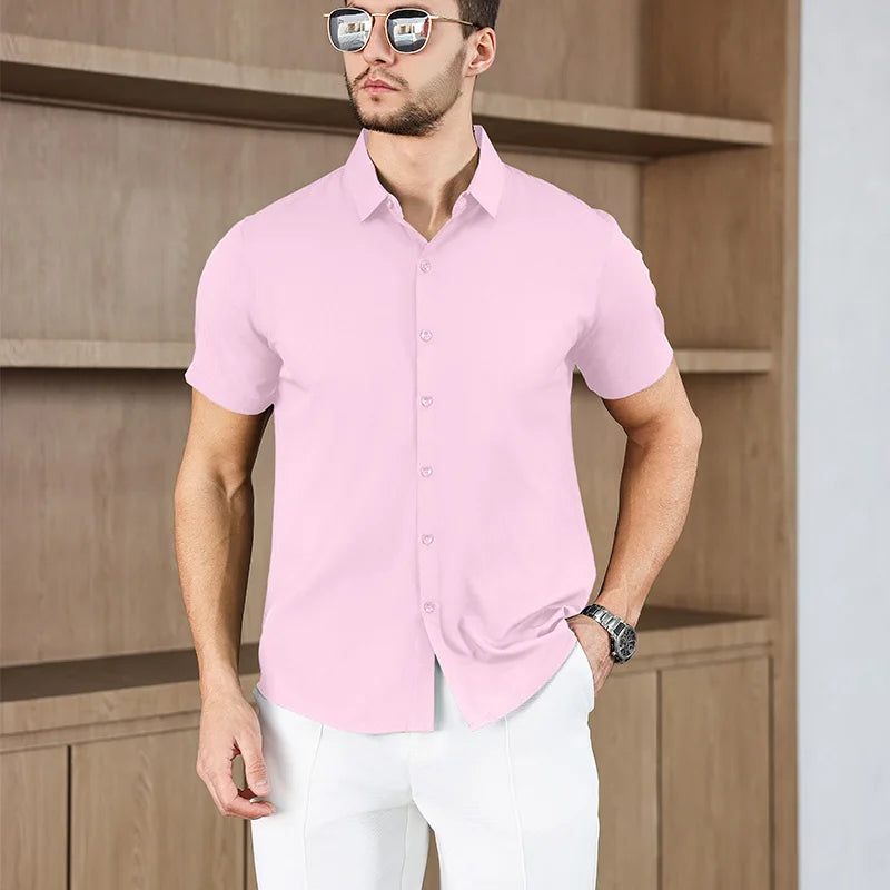 Men’s Summer Business Casual Shirt