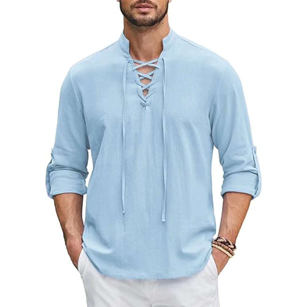 Men’s Renaissance Pirate Medieval Viking Shirt