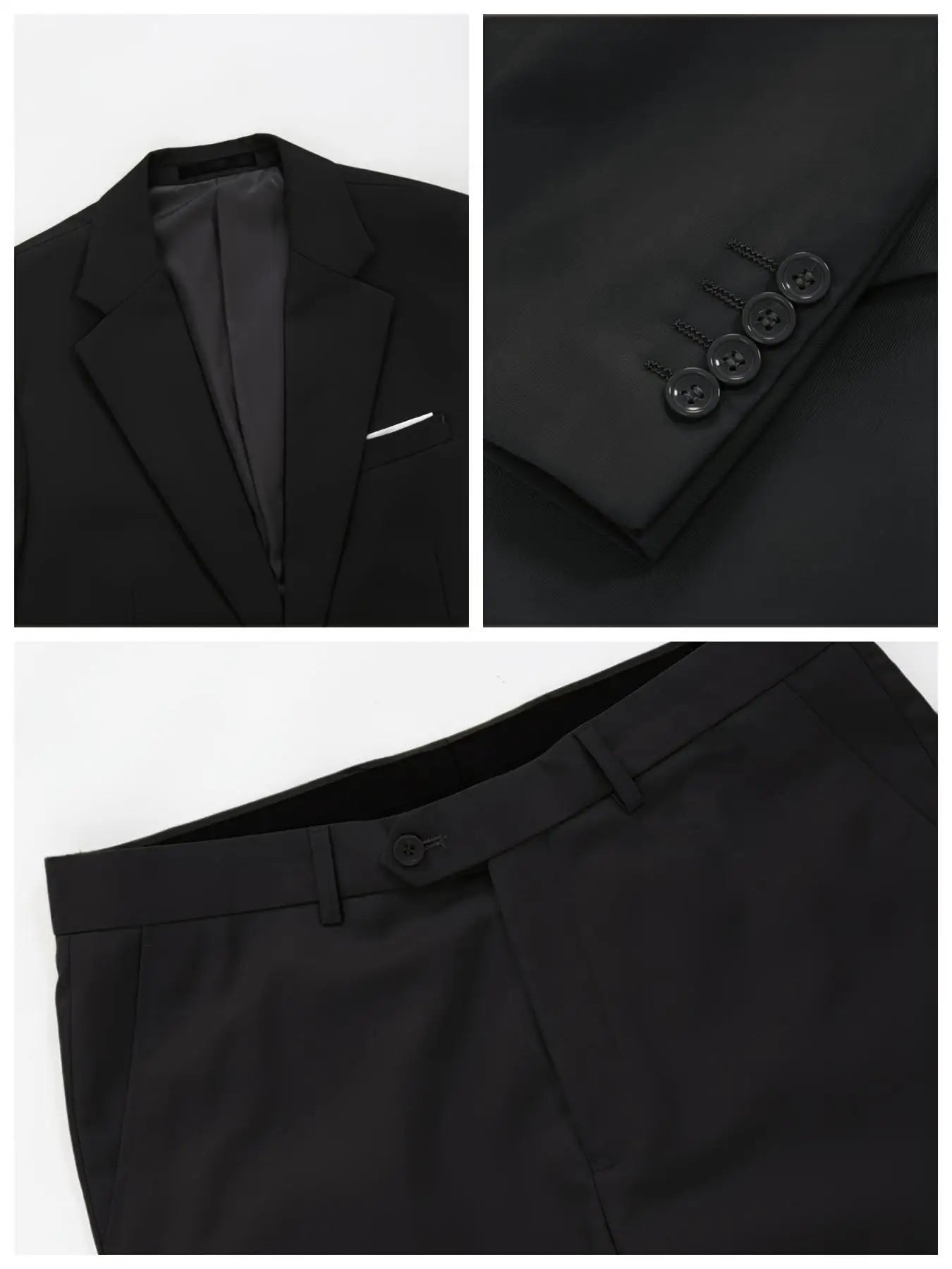 Elegant Men’s Slim Fit Suit Set