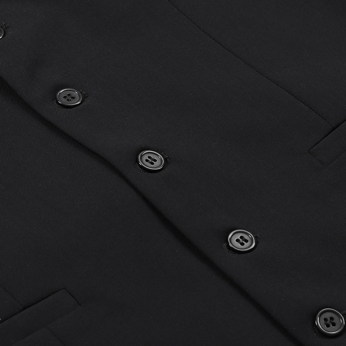 Men’s Formal Black Waistcoat