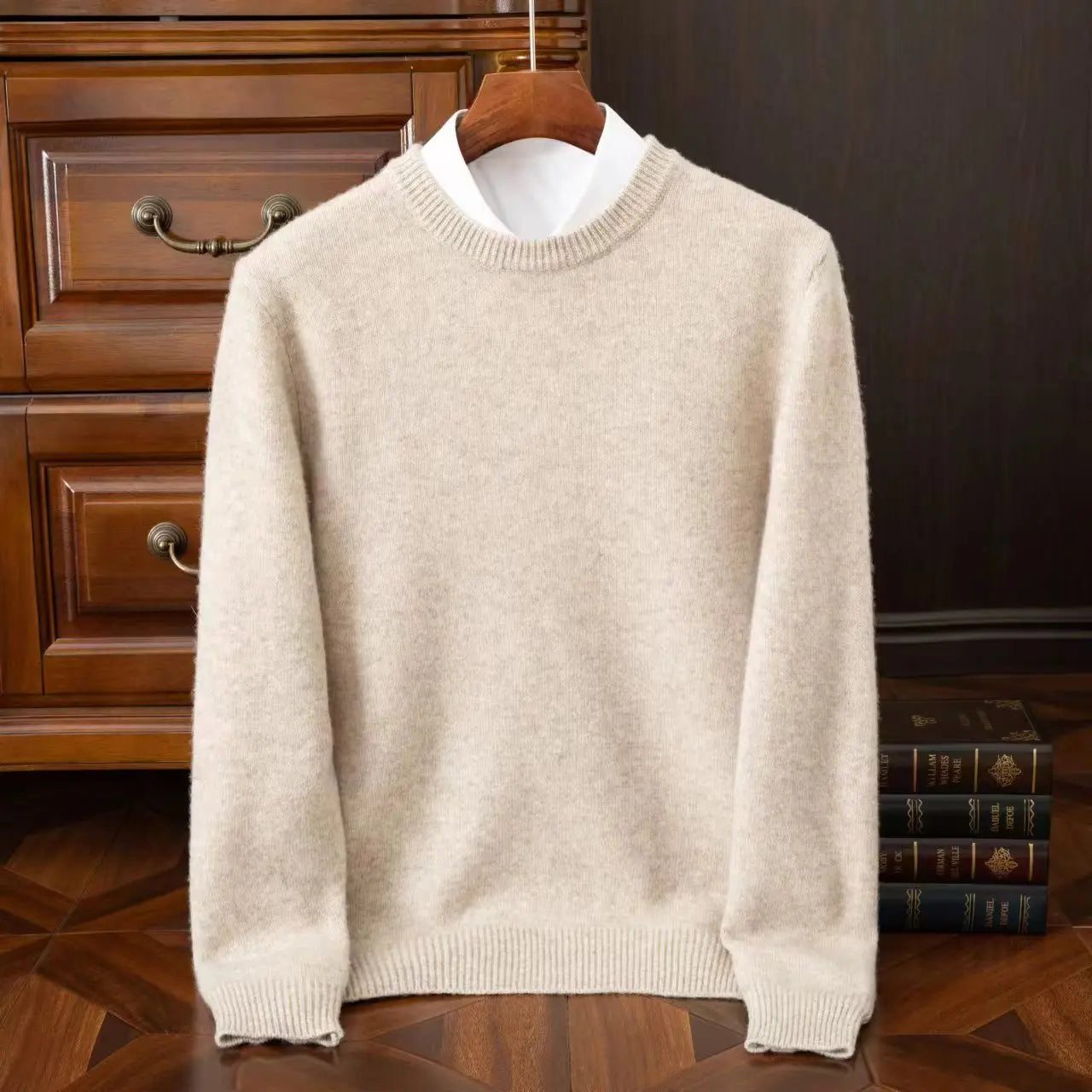 Men’s Oversized O-Neck Sweater