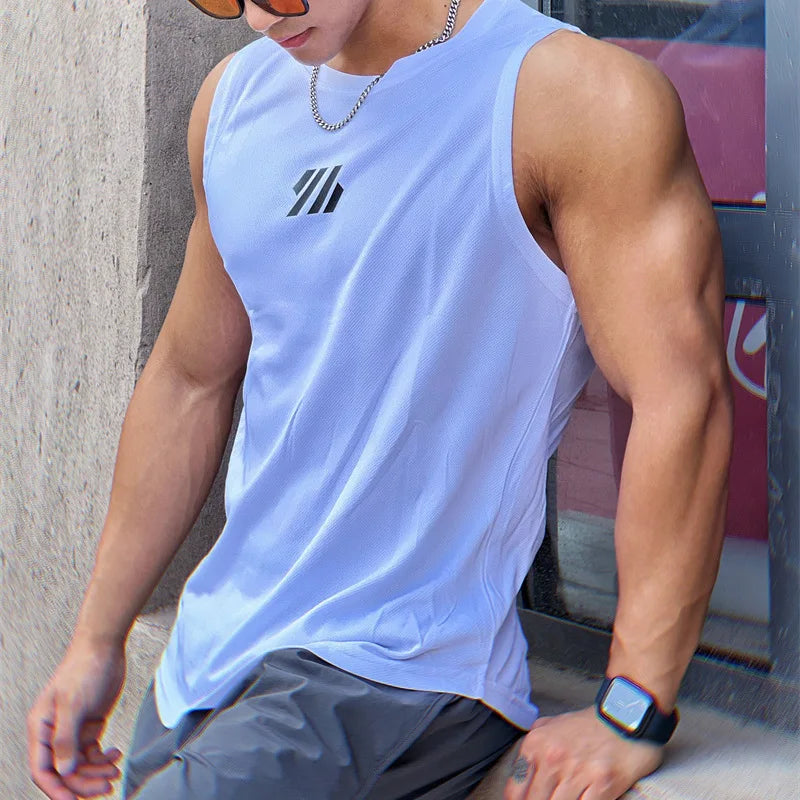 Mesh Sleeveless Men’s Tank Top