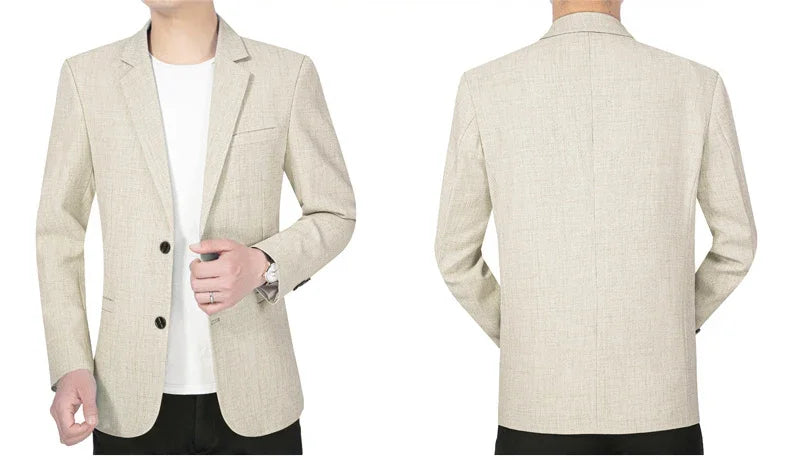 Men Business Casual Suit Jacket