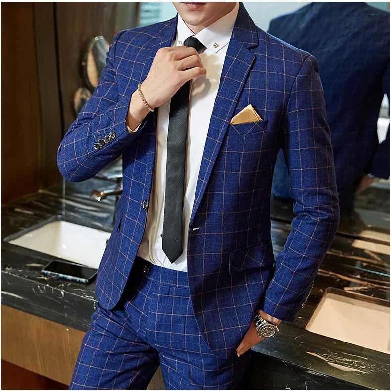 Men Boutique Slim Fit Blazer and Pants Set