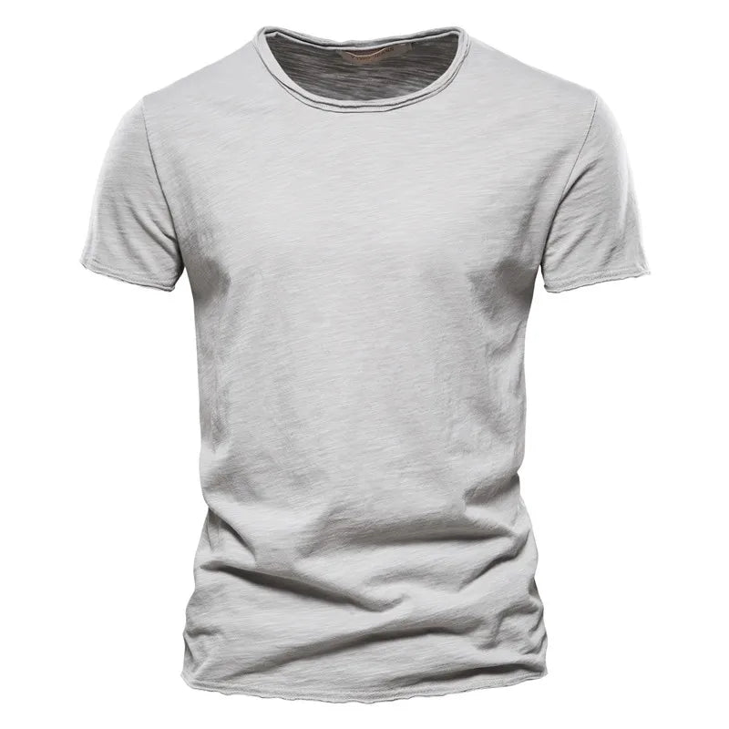 O Neck Short Sleeve 100% Cotton T Shirt