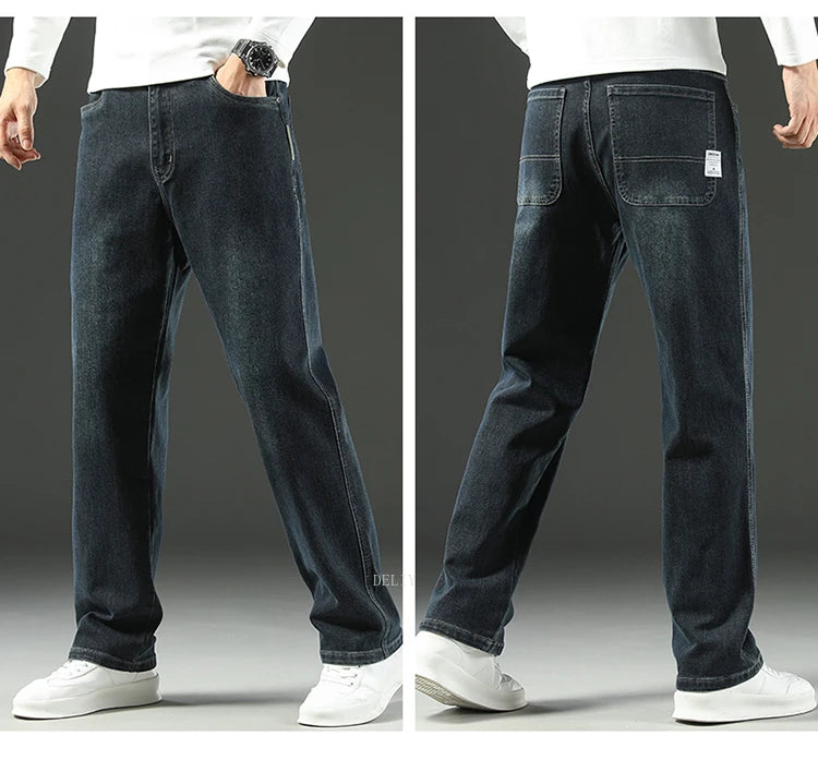 Baggy Loose Straight Fit Casual Trousers
