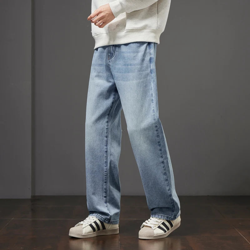 Straight Leg Relaxed Fit Casual Trousers