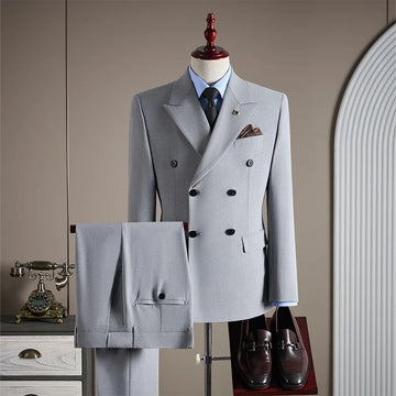 Elegant Men’s Slim Fit Suit Set