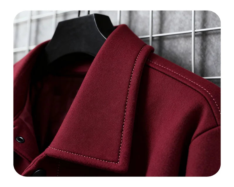 Men’s Polyester Brushed Short Jacket