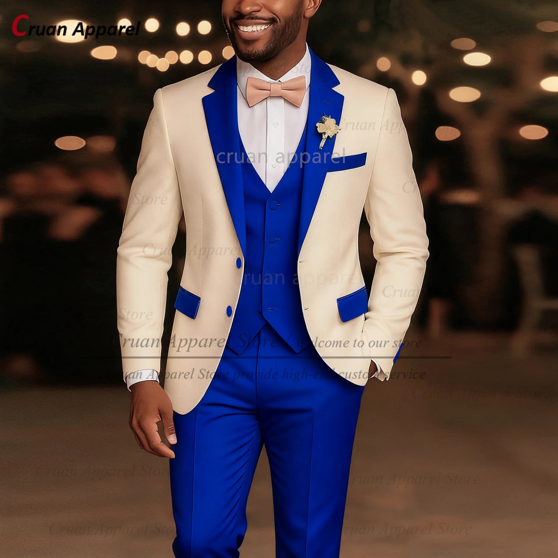 High Quality Men’s 3-Piece Suit Set