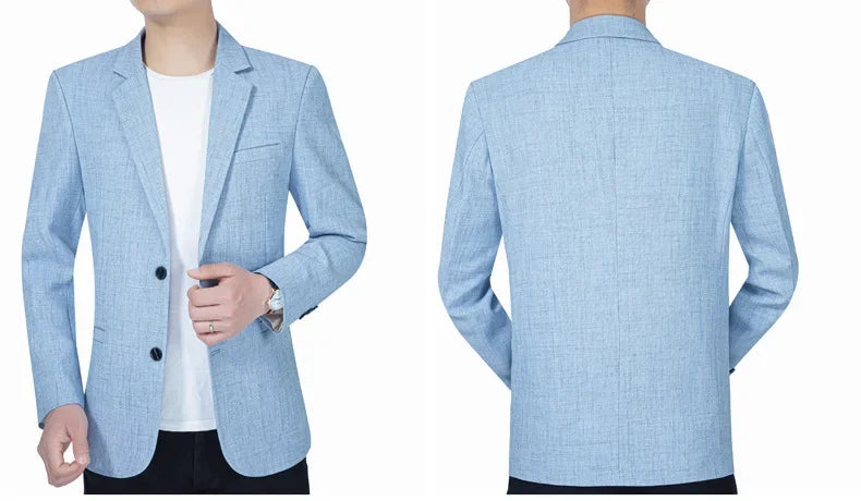 Men Business Casual Suit Jacket