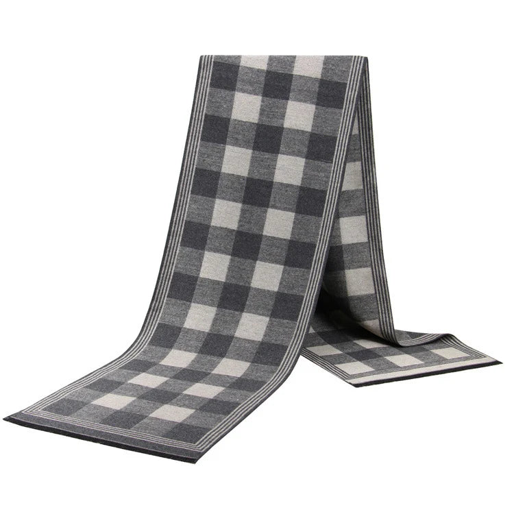 Soft Plaid Shawl Neckerchief