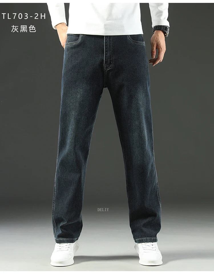 Baggy Loose Straight Fit Casual Trousers