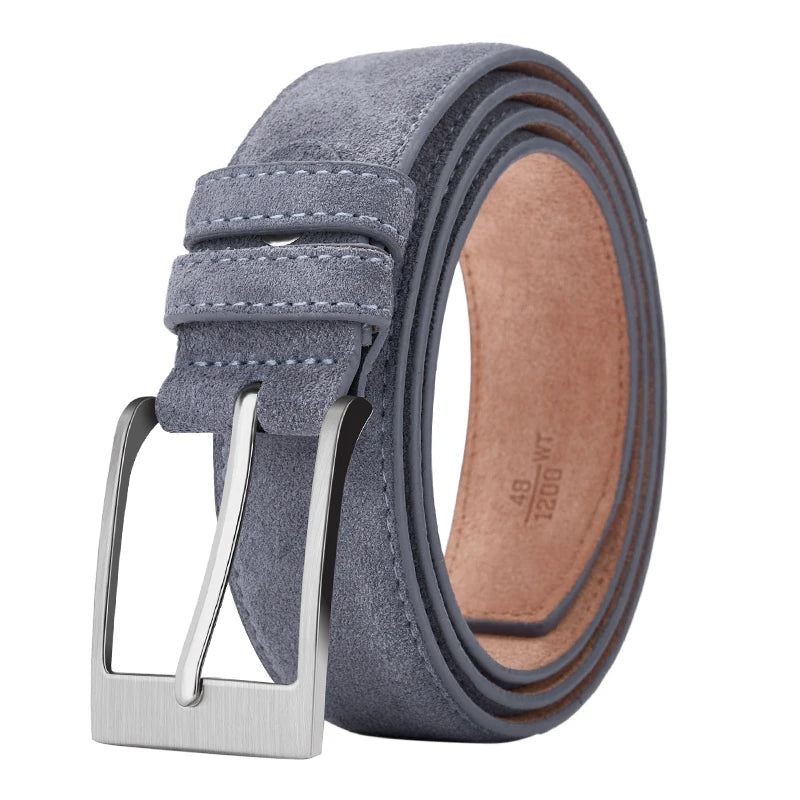 High Quality Men’s Suede Leather Belt