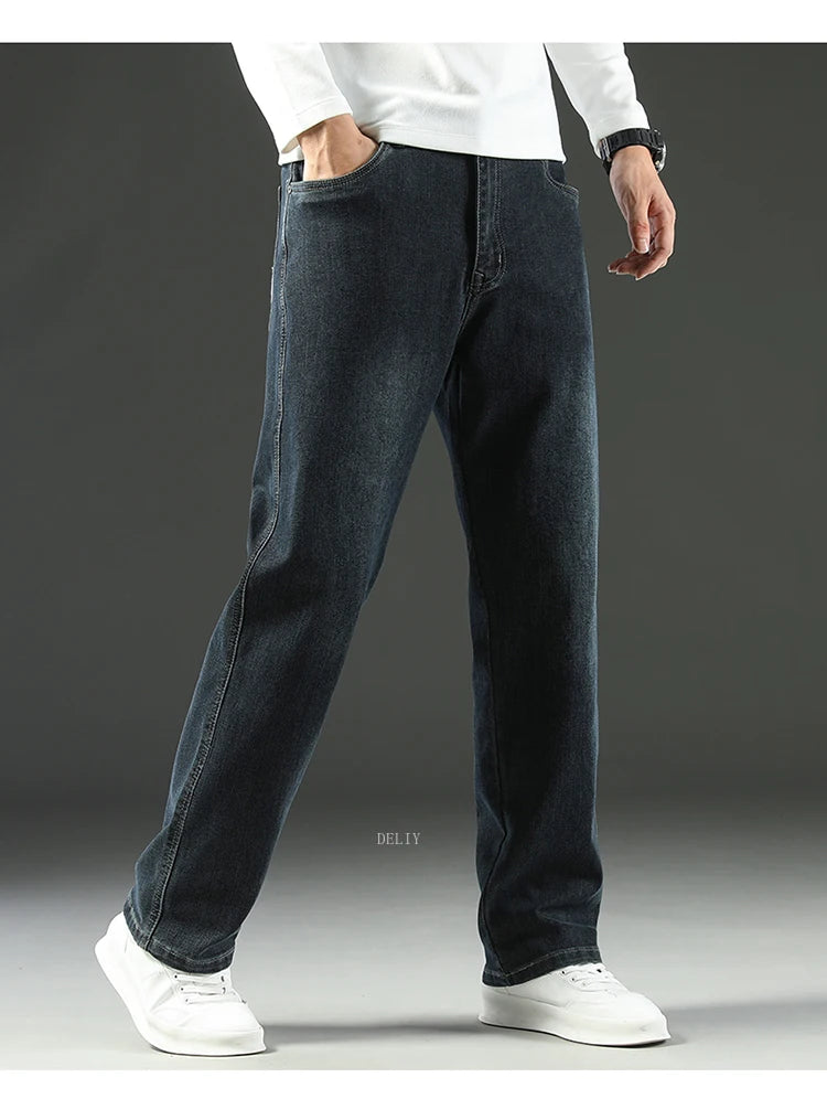 Baggy Loose Straight Fit Casual Trousers