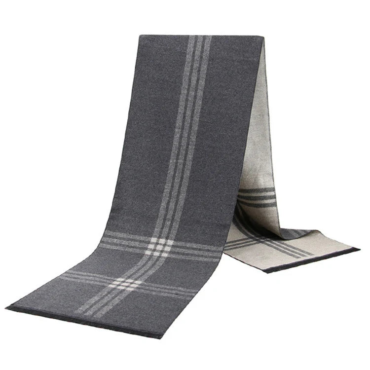 Soft Plaid Shawl Neckerchief