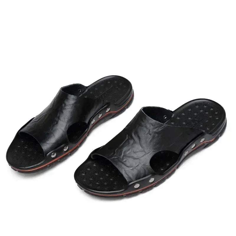 Classic Summer Men’s PU Leather Sandals