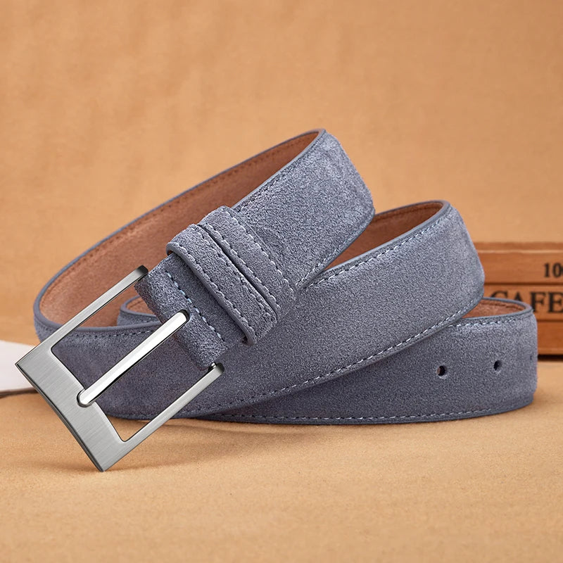 High Quality Men’s Suede Leather Belt