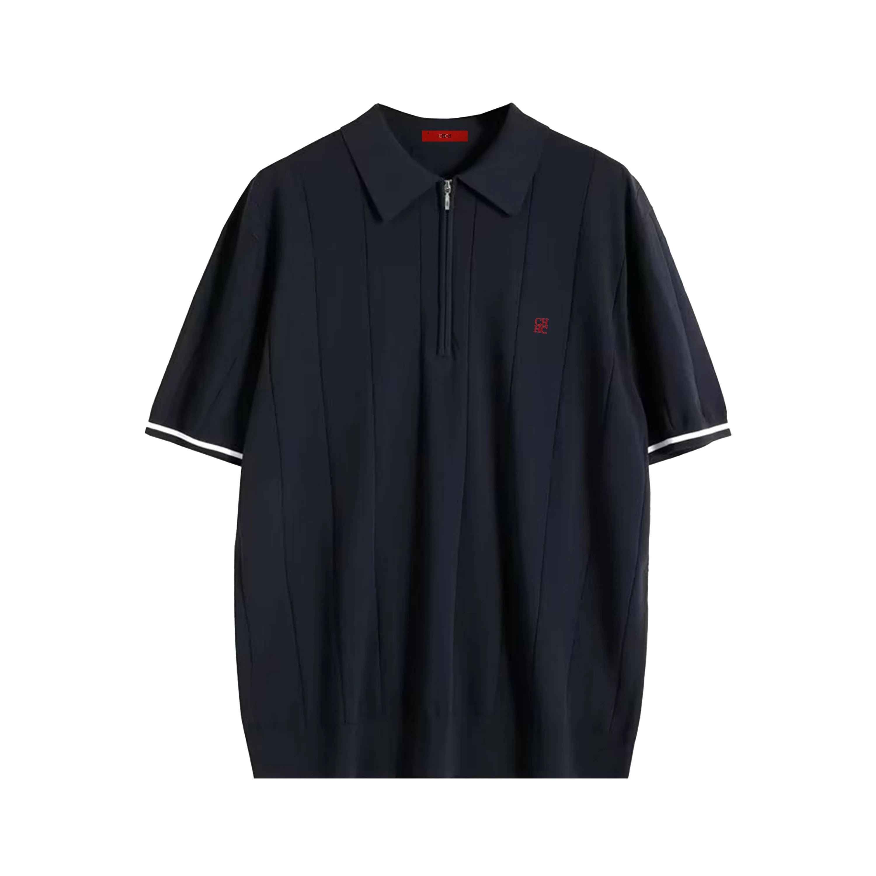 Men Summer Ribbed Knit Shirt