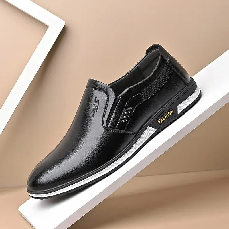 Men Designer Leather Loafers High Quality Formal Shoes