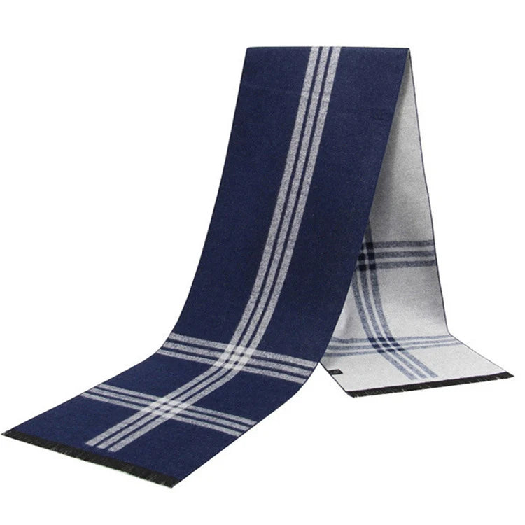 Soft Plaid Shawl Neckerchief