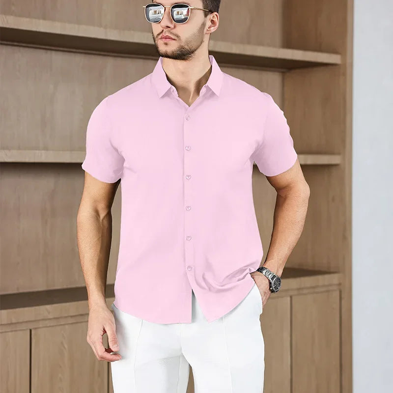 Men’s Summer Business Casual Shirt