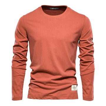 Long Sleeve 100% Cotton T Shirt