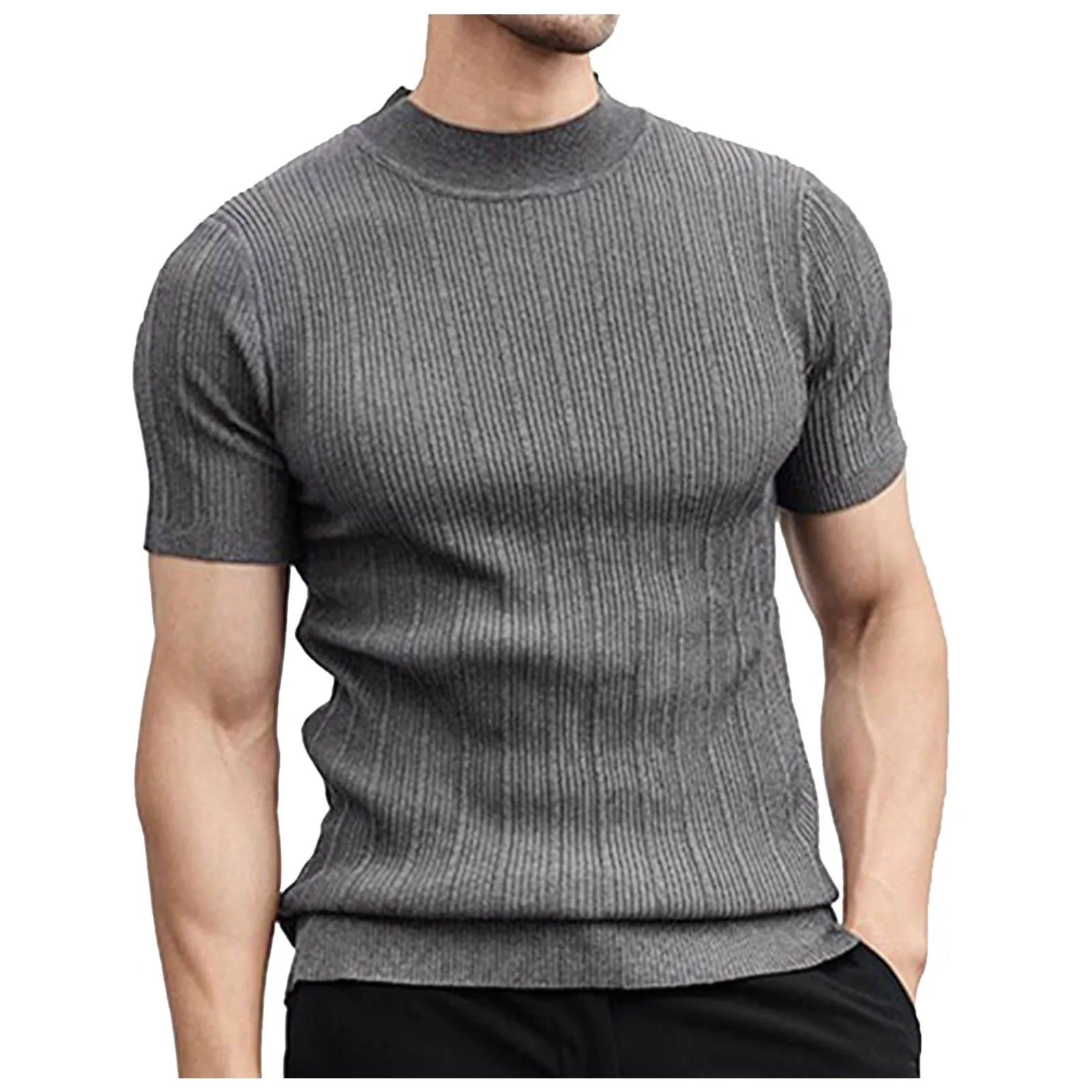 Men’s Lightweight Mock Neck Sweater