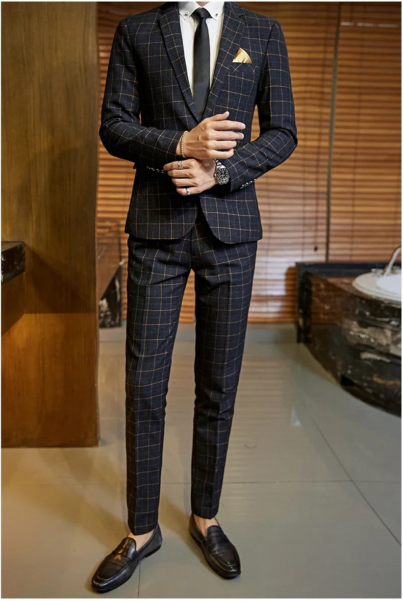 Men Boutique Slim Fit Blazer and Pants Set