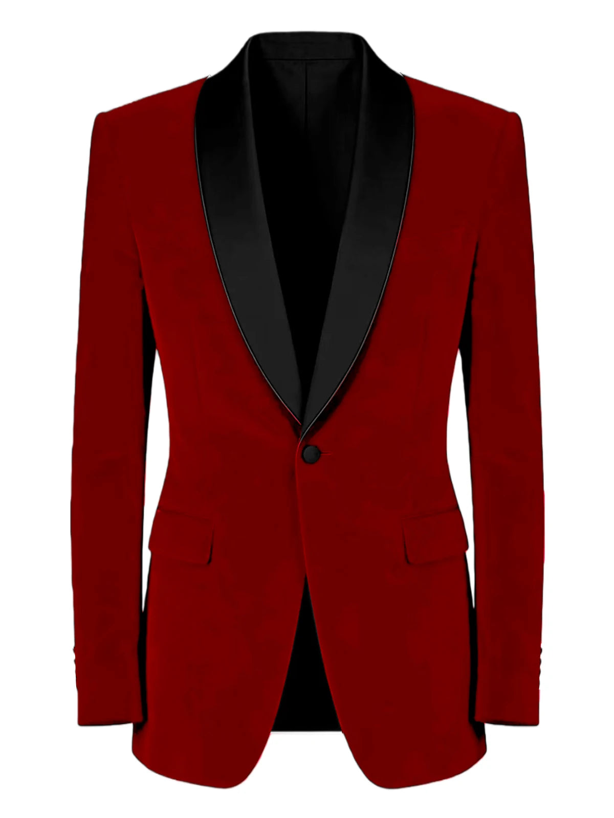 Elegant Men’s Velvet Tuxedo Blazer