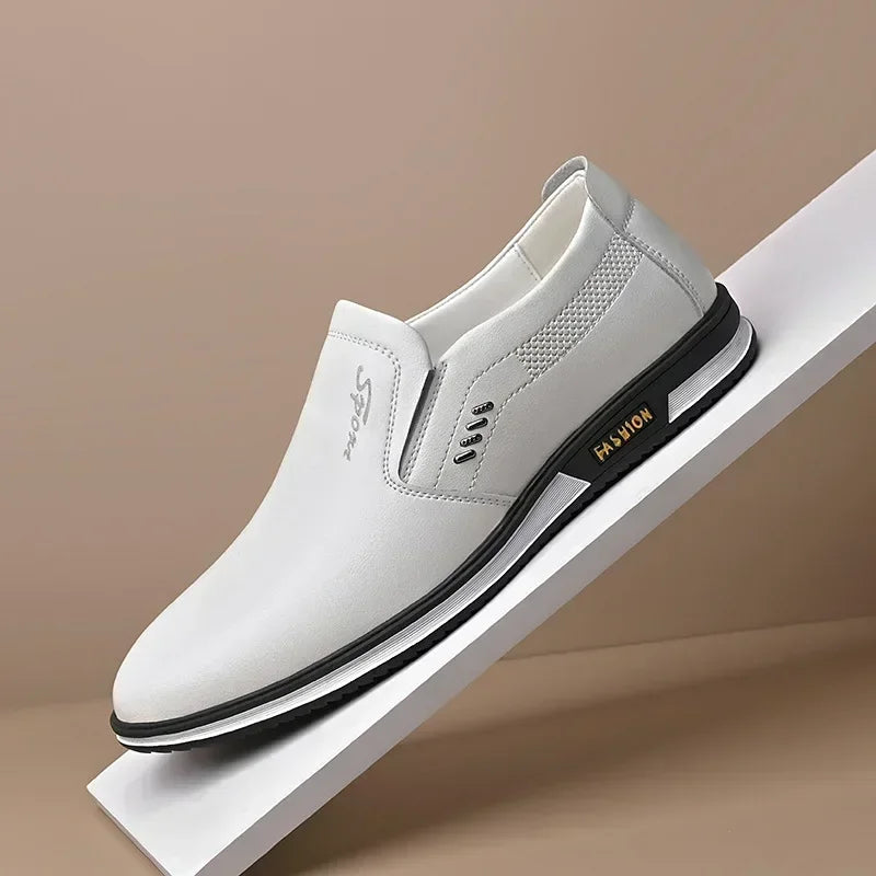 Men Designer Leather Loafers High Quality Formal Shoes