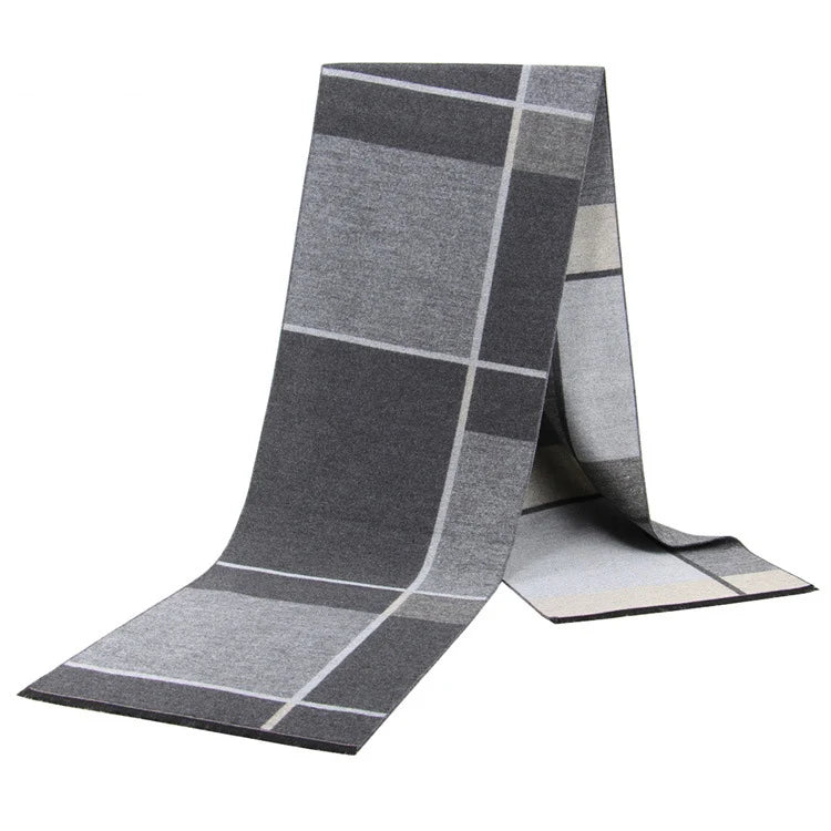 Soft Plaid Shawl Neckerchief
