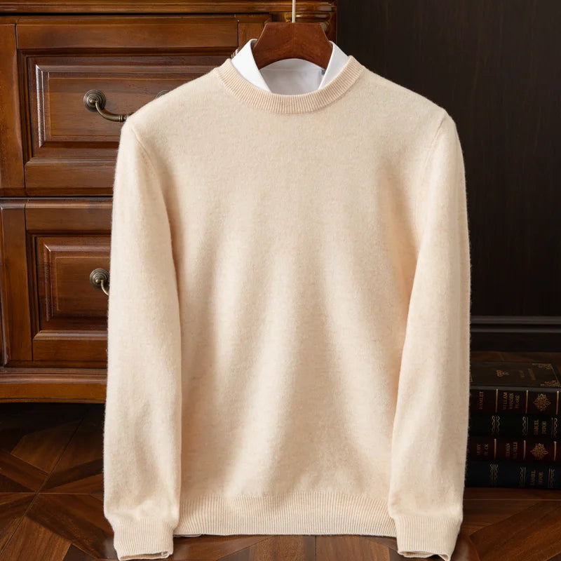 Men’s Oversized O-Neck Sweater