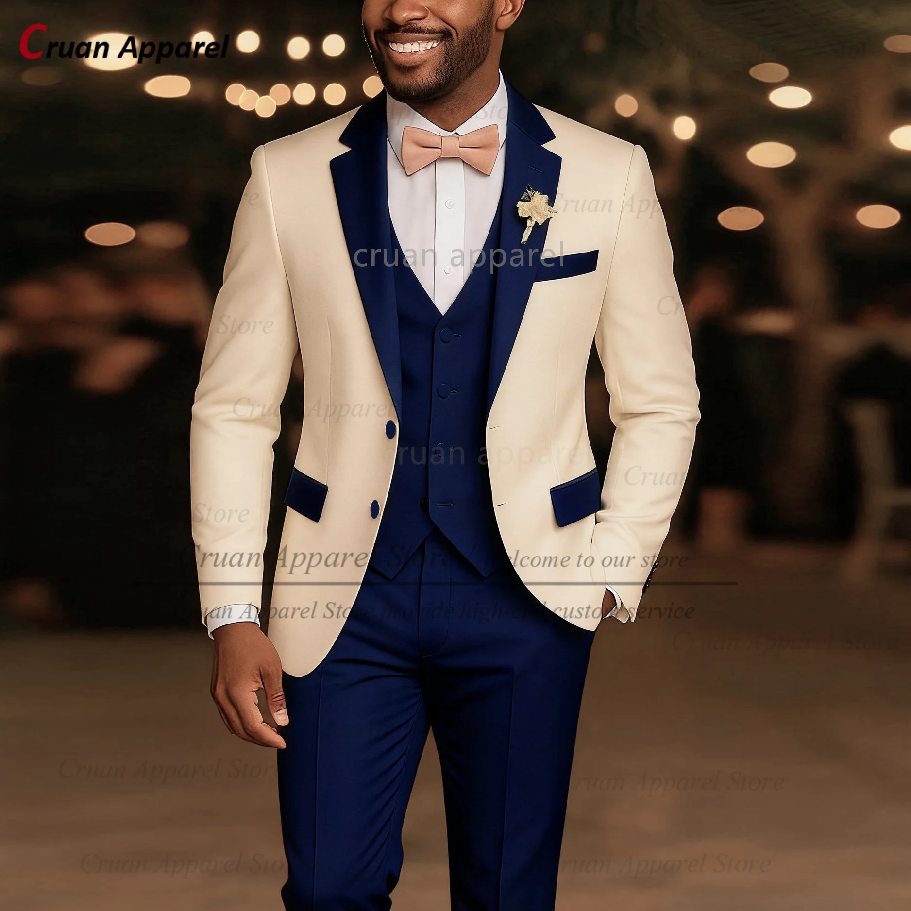 High Quality Men’s 3-Piece Suit Set