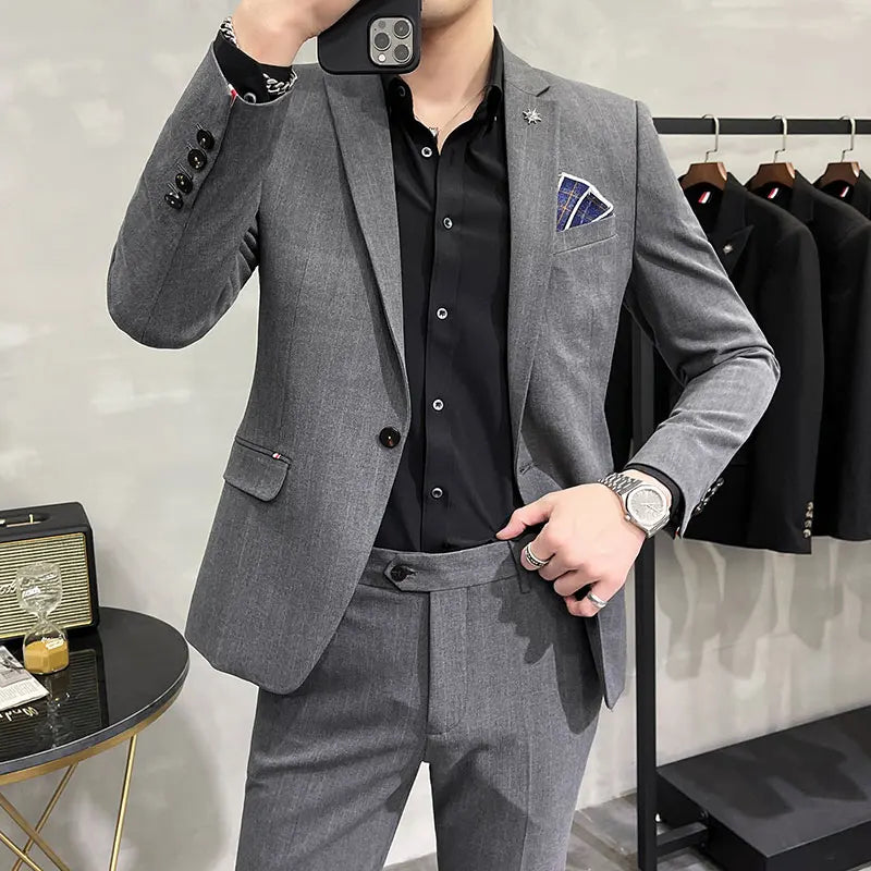 Men’s High-Quality 2-Piece Wedding Suit